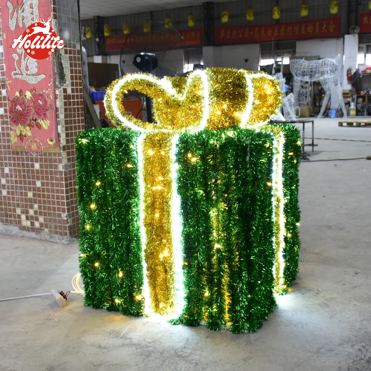 Éclairage de coffret de Noël pour les grands projets d'éclairage de Noël à l'extérieur