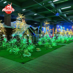 Feu d'artifice RVB étanche pour l'éclairage des arbres dans les parcs et jardins