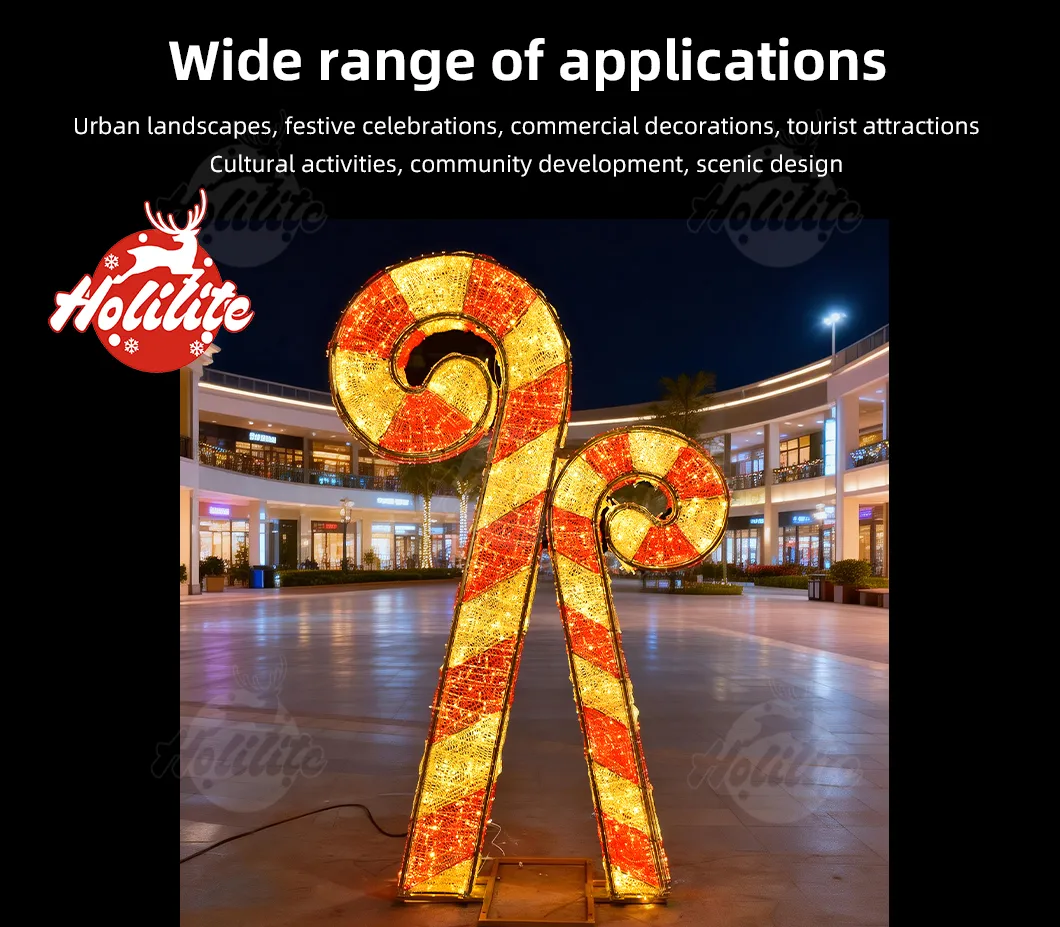 Wide range of 3D Candy Cane Decoration Light