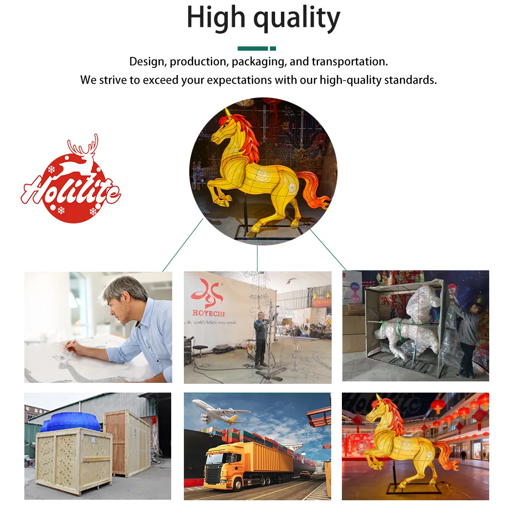 High quality and production process of horse lantern