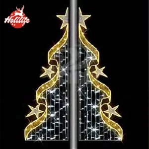 2D Motif lumineux en forme d'arbre de Noël pour la décoration des rues