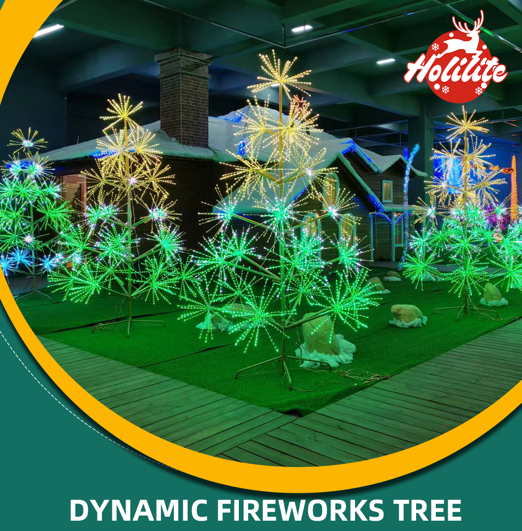 Avantage de Facile à installer - Feu d'artifice dynamique RGB pour la décoration de festivals en plein air