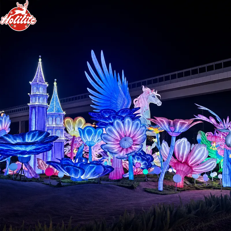 Jardín encantado de luces (3)