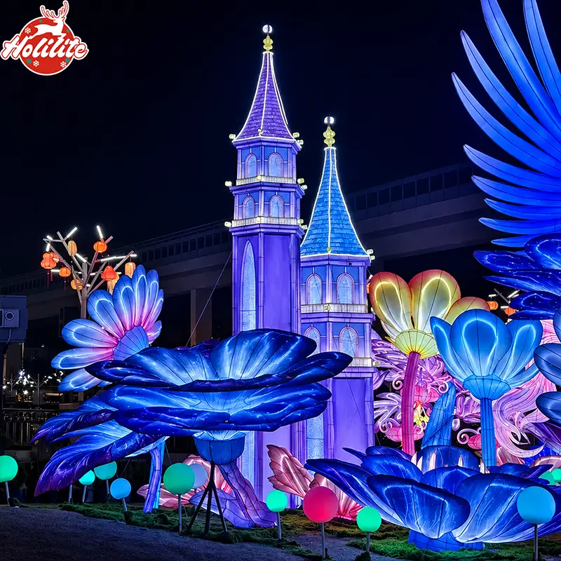 Jardín encantado de luces (4)
