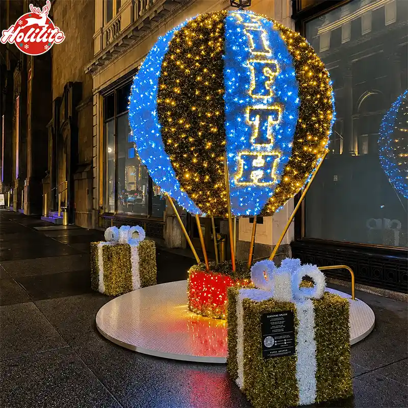 Globo aerostático Adorno de Navidad