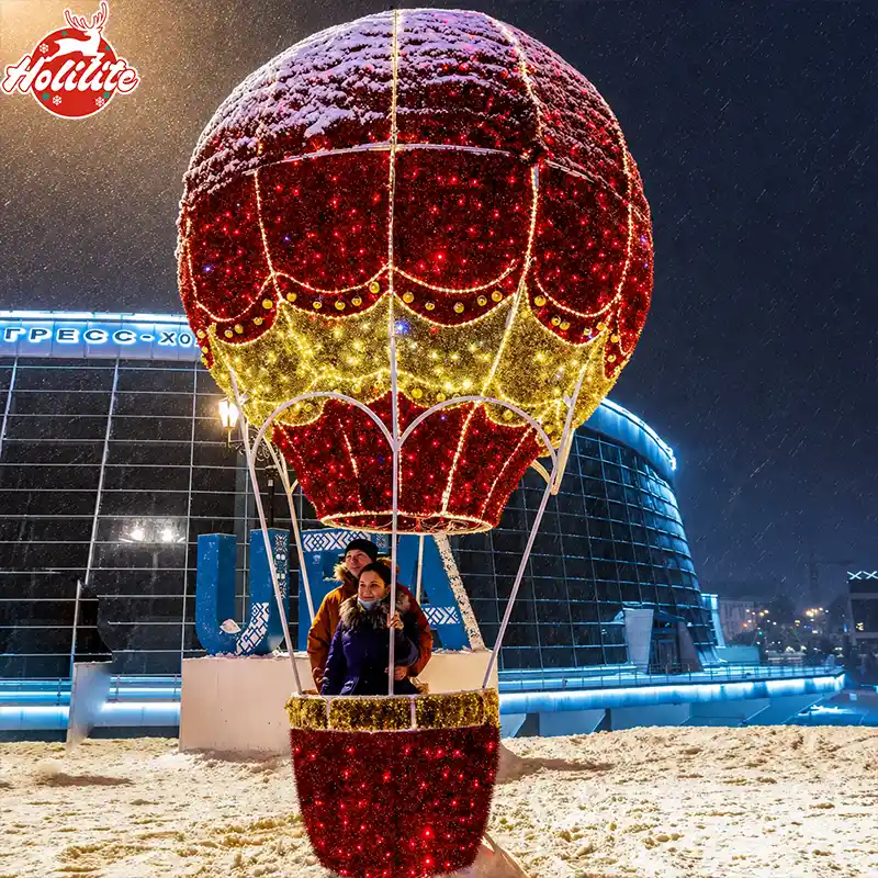 hot air balloon christmas ornament​ (3)