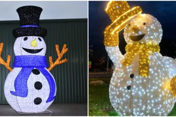 Best Outdoor Light-Up Snowman Decorations (1)