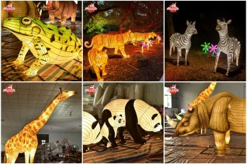 Giant Illuminated Animal Lanterns