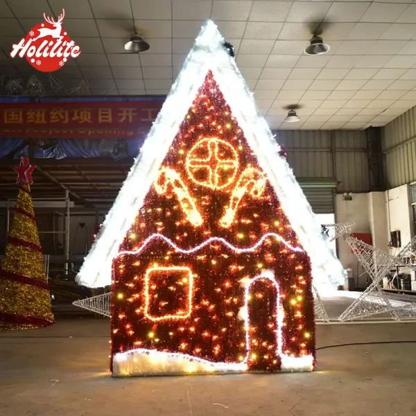 Giant LED Christmas Candy House (2)