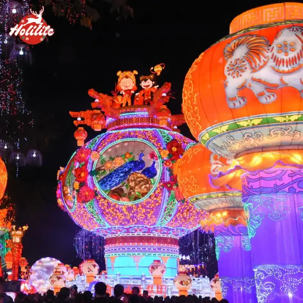 Giant Lantern Flower Light (5)