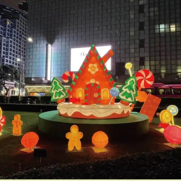 Gingerbread House Installation