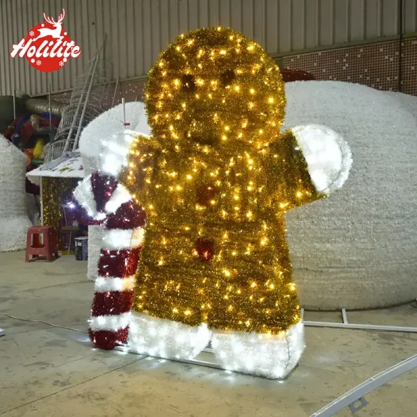 LED Gingerbread Man Light (1)