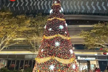 Large Artificial Christmas Tree (6)