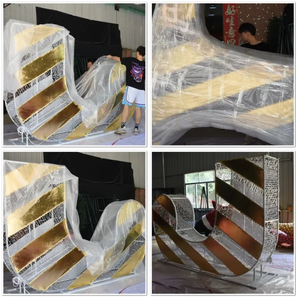 Large JOY Light Sculpture Project Shipped to Canada (1)