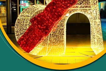 Love Gift Box Arch Lighting