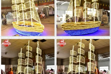 Outdoor Christmas Boat Light (2)