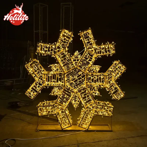 Outdoor Light Snowflake (5)