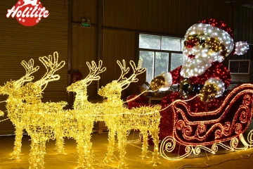 Santa Claus Light Sculpture