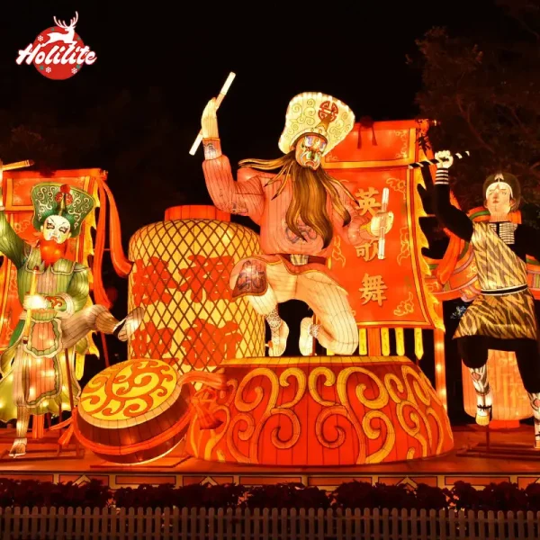 Warrior Drum Dance Lantern (2)